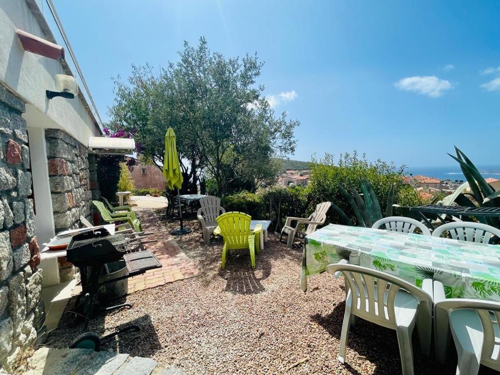 Villa Montalbo Vue Mer De 2 A 10 Personnes Cargèse Eksteriør bilde